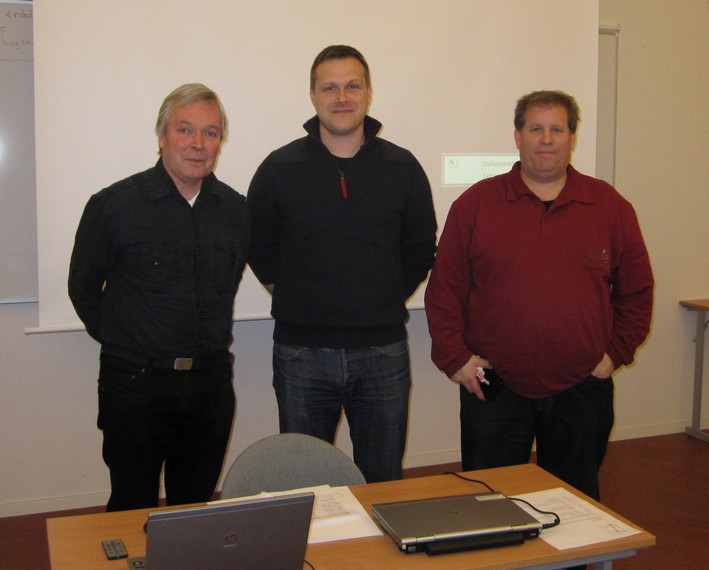 Från vänster: Thord Fransson, Peter Hellström och Ulrik Lötberg